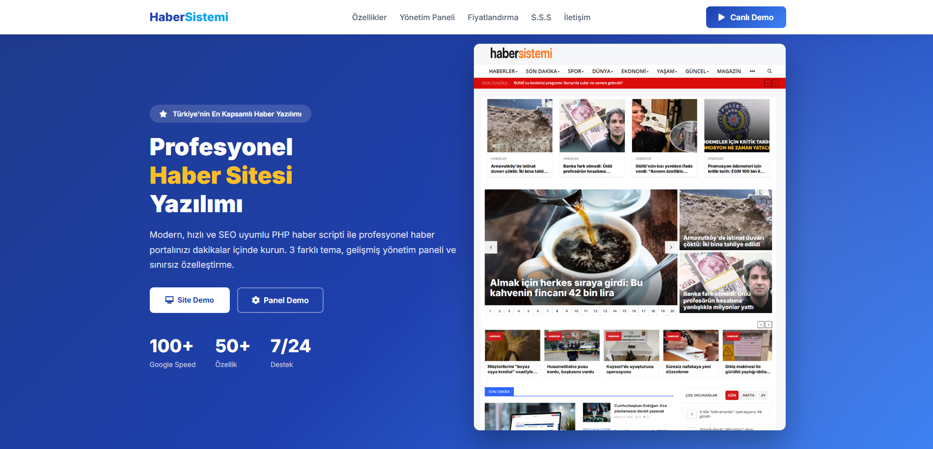 Haber Sistemi hazır PHP Script