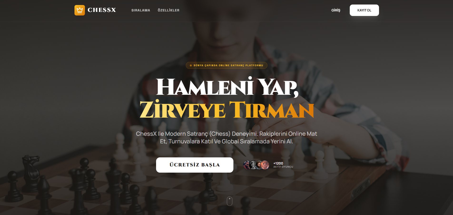 ChessX Satranç Sitesi Projesi